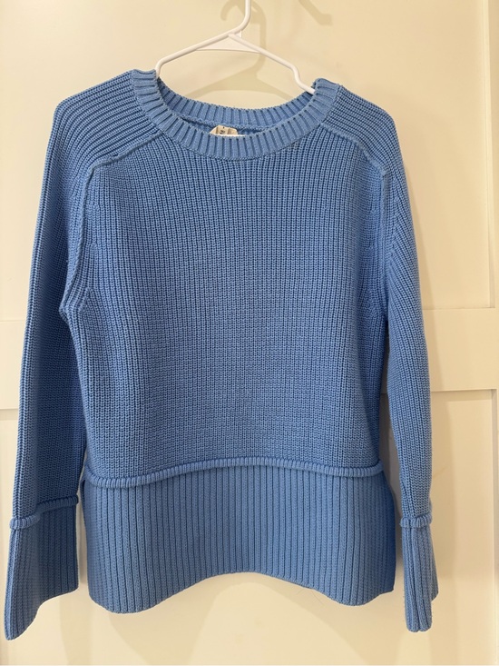 Pilcro Sweaters - Pilcro Blue Women's Crewneck Knit Sweater Size Small